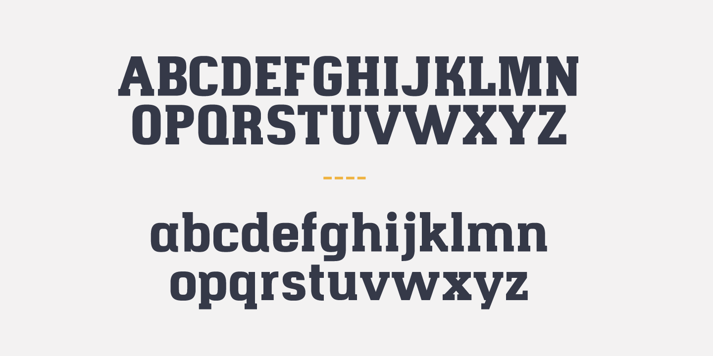 Ejemplo de fuente Hapna Slab Serif #6